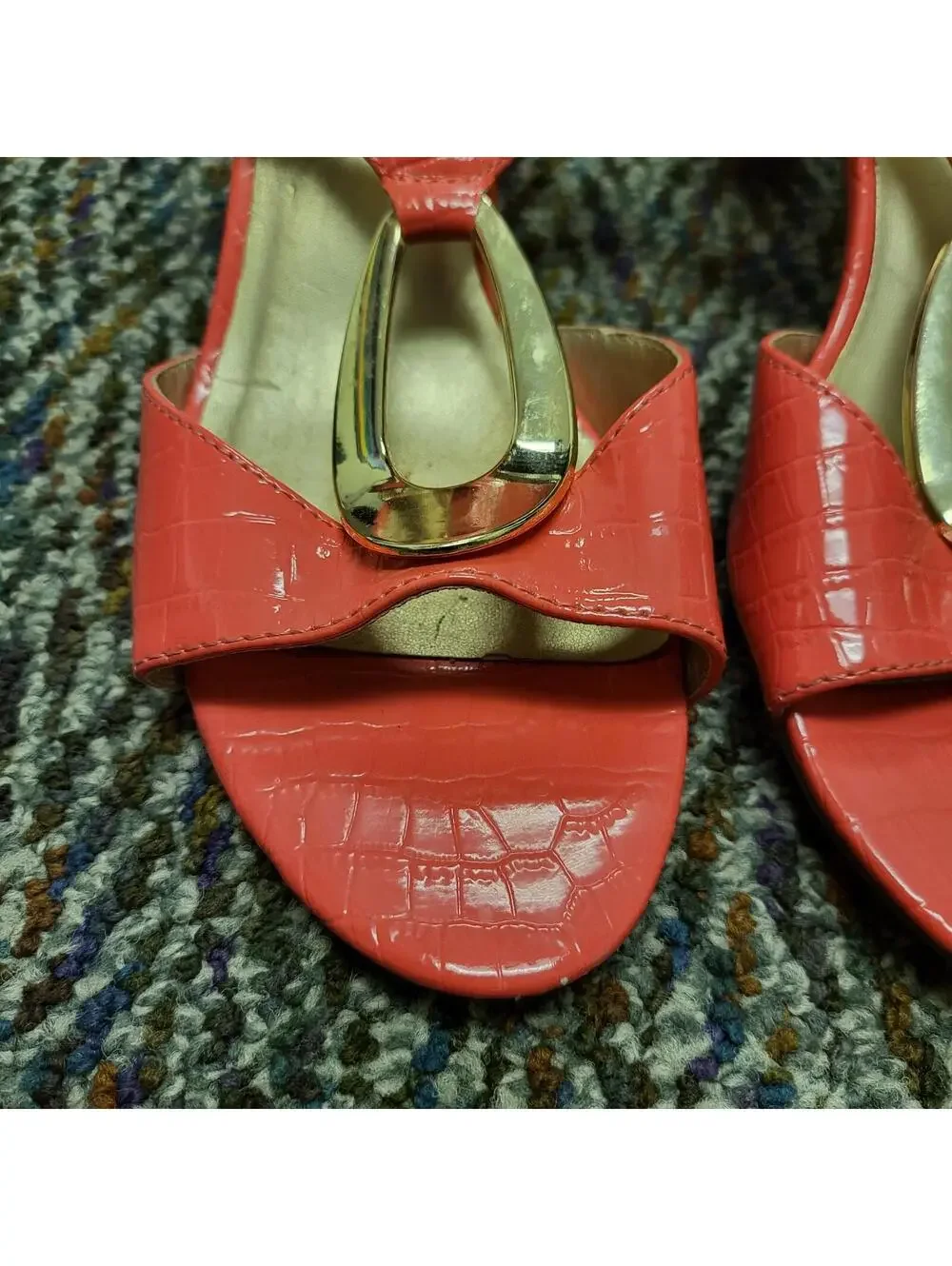 Karen Scott Danee Open Toe Dressy Heels Size 9.5